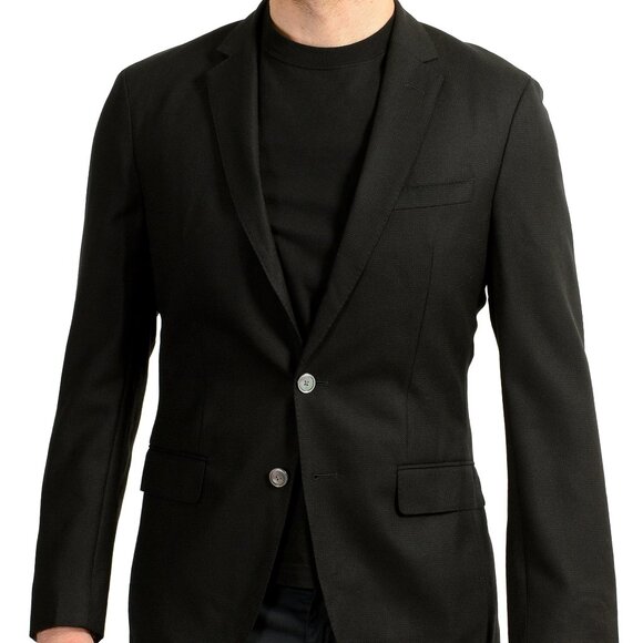 Hugo Boss Men's "Hartlay" Slim Fit 100% Wool Sport Coat Blazer US 38R IT 48R - Picture 1 of 6